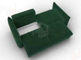 Диван прямой Лига-100 НПБ ( SEVEN 626 зеленый )