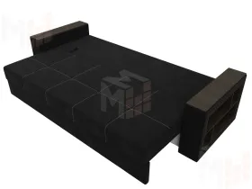 Диван прямой Дубай Лайт ( Черный )