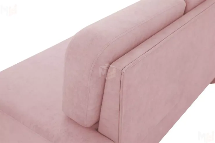 Кушетка Хьюстон на пружинном блоке Розовый