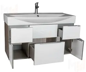 Тумба подвесная под умывальник "Элвис 85" Титан Домино