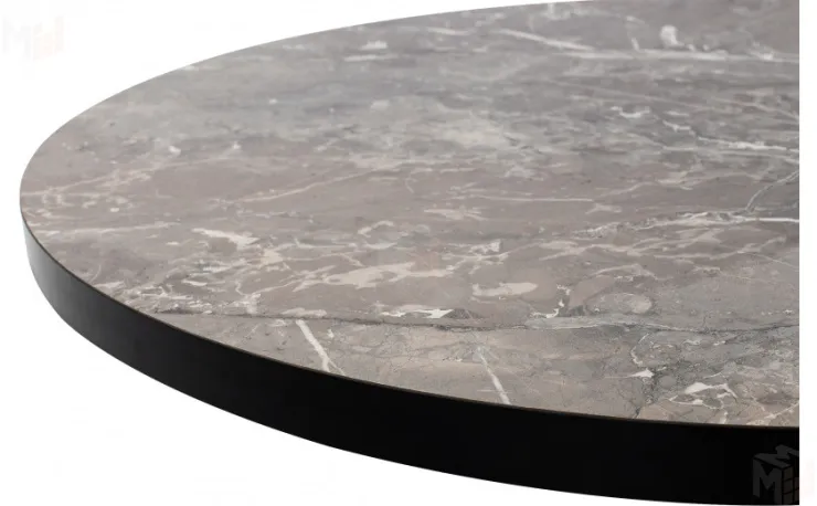 Стол раскладной Монти Лофт D100 Рускеала/Черный