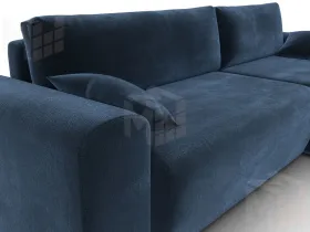Диван угловой Лига-099 угол универсальный ( TOWER 13 синий )