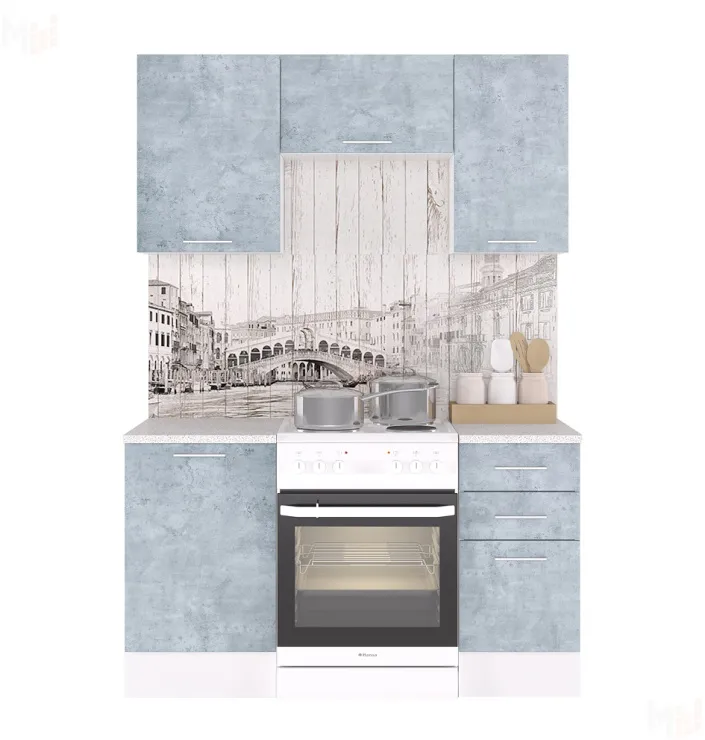 Кухня Оптима 1,5 (камень оленна)