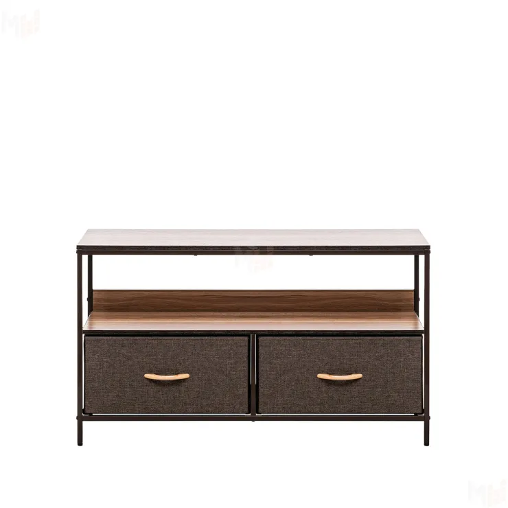 Комод Leset Локи 2 ящ., Коричневый (Коричневый/Темно-коричневый)