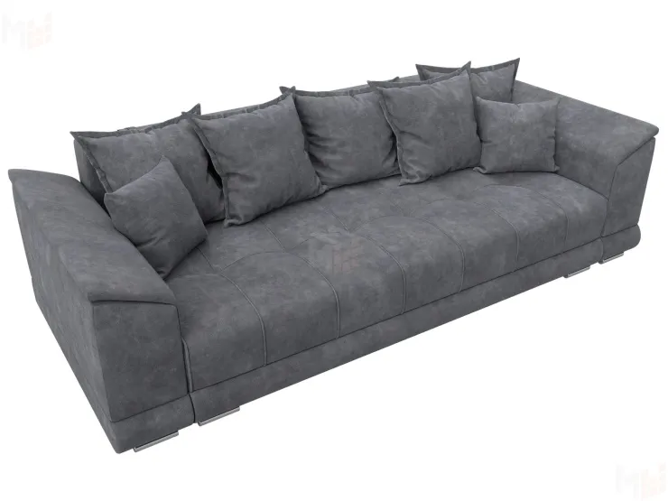 Диван прямой НордСтар НПБ ( BRUT 16 темно-серый )