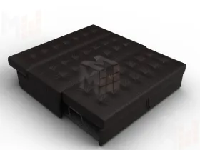 Диван прямой Лига-107 (160) ( GRIFON 12 коричневый )