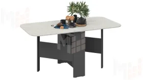 Стол-книжка Т1 Антрацит, Дуб крафт белый