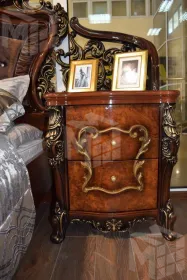 Прикроватная тумба Джоконда корень дуба глянец