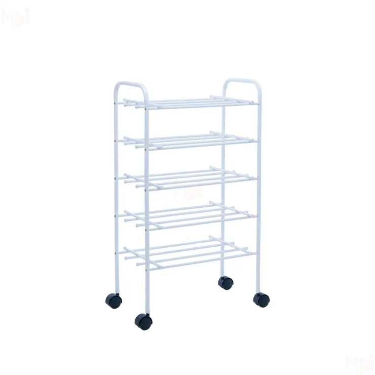 Обувница Leset Комо 5 с колесами (Белый)