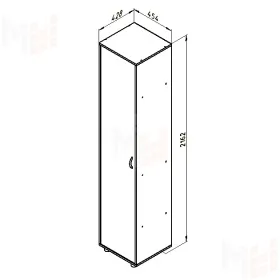 Шкаф-пенал Дельта - 6