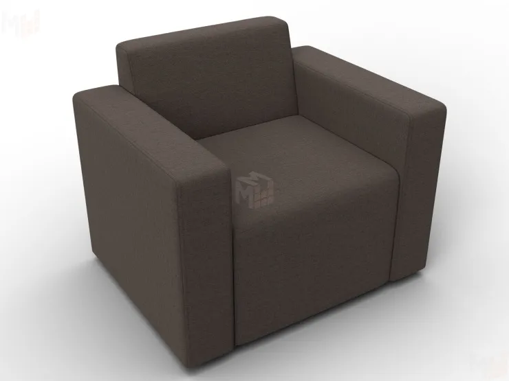 Кресло Лига-093 ( Амур 05 коричневый )