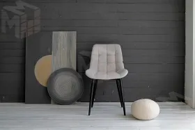 Стул Президент серый велюр