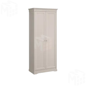 Шкаф распашной Патрисия -2, дуб беленый
