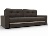 Диван прямой с декором Лига-096 НПБ ( Амур 05 коричневый;бежевый )