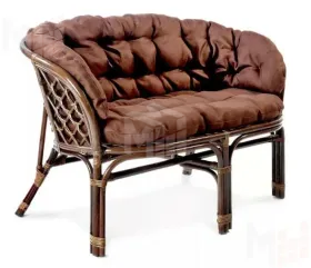 Диван из ротанга "Багама" подушки полные