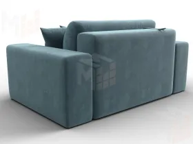 Кресло Лига-036 НПБ ( SEVEN 113 бирюзовый )