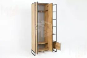 Шкаф с полками Виртон 2 Дуб Крафт Золотой