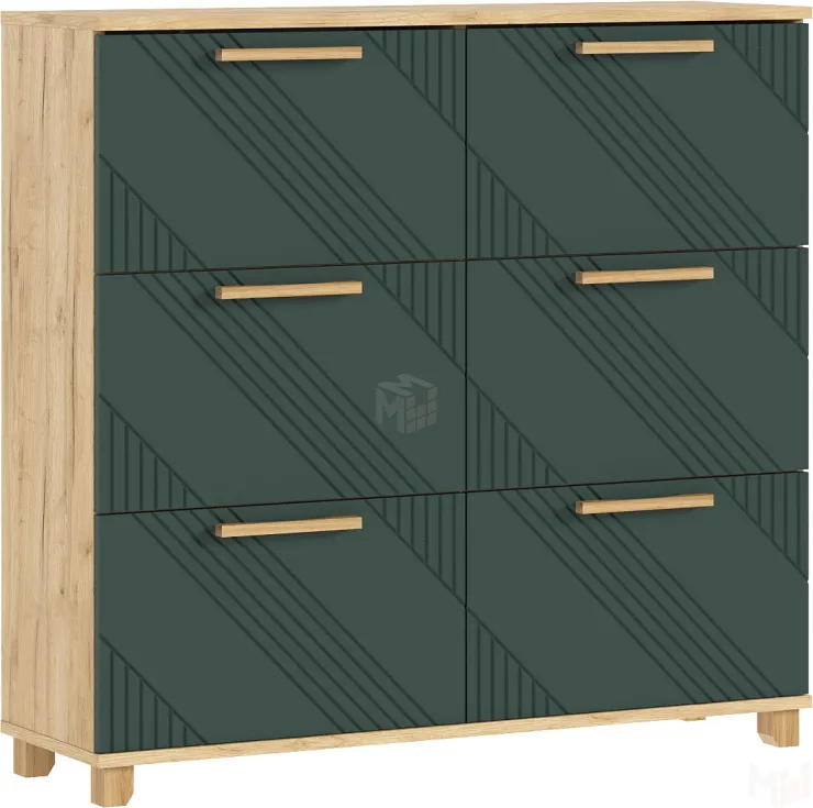  Ирис Обувница (1000) (Браш Мени Грин, Дуб Крафт)