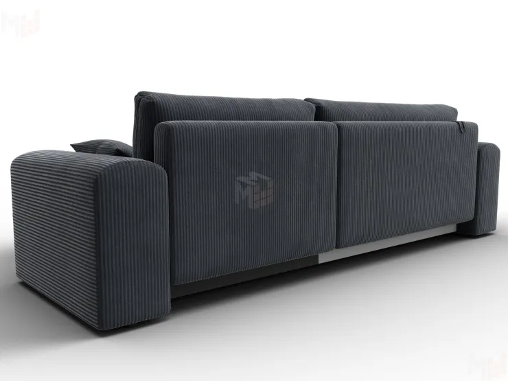 Диван угловой Лига-099 угол универсальный ( Vertical серый )