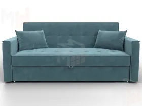Диван прямой Лига-104 (160) ( SEVEN 113 бирюзовый )