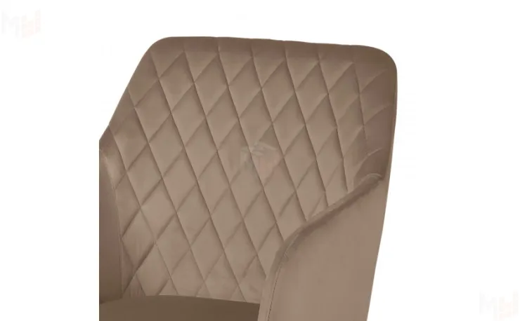 Кресло Барли Confetti latte/черный