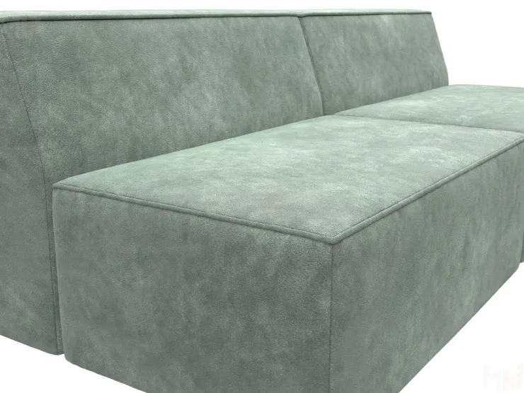 Диван прямой модульный Монс ( BRUT 08 зеленый )