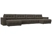 Диван П-образный с декором Лига-049 НПБ Лонг