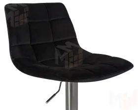 Стул барный DOBRIN TAILOR (черный велюр (MJ9-101))