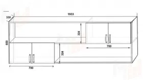 Навесная полка ФУТ-13/12 серия Футбол
