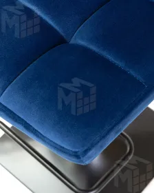 Стул барный DOBRIN DOMINIC (синий велюр (MJ9-117))