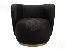 Кресло Лига-072 ( экокожа GRIFON 12 коричневый )