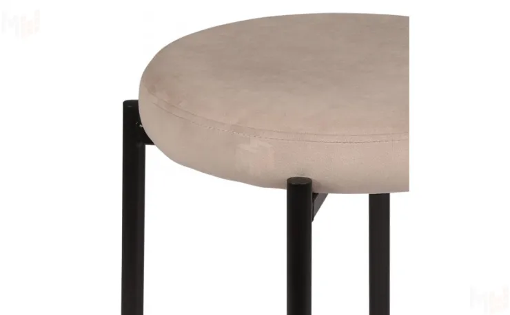 Табурет Кен Confetti  smoke/черный