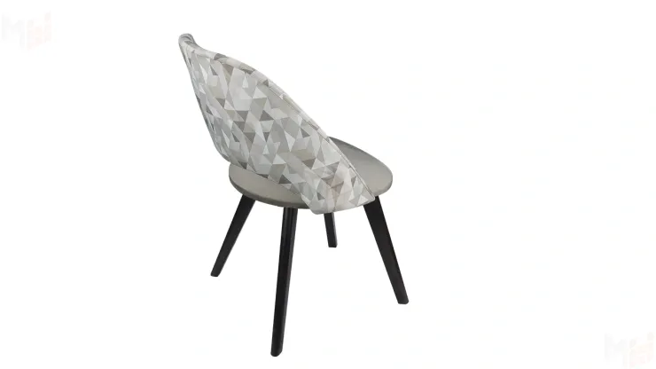 Стул Сириус тип 1 Черное дерево / тк. №122 / тк.120