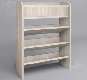 Обувница открытая 600 - Ясень светлый