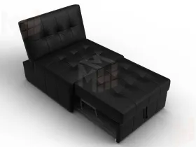 Кресло-кровать Лига-107 (80) ( GRIFON 18 черный )