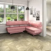 Кухонный диван Валенсия Стандартный комплект 1700х1500 Велюр Коралл