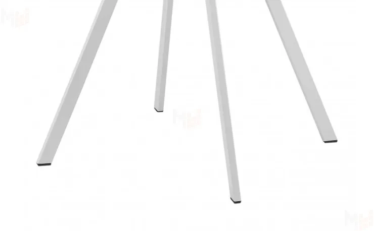 Стул поворотный Эйден М Confetti silver/белый