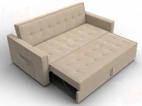 Диван прямой Лига-104 (160) ( SEVEN 729 бежевый )