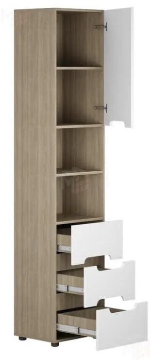 Шкаф 1-створчатый комбинированный Палермо-3 ШК-018