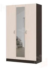 Шкаф 3-х створчатый Басса ШК-553 венге - дуб белфорт