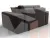 Кресло Лига-036 НПБ ( BRUT 17 коричневый )