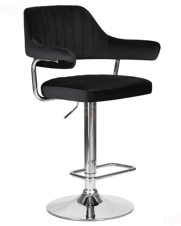 Стул барный DOBRIN CHARLY (черный велюр (MJ9-101))