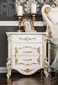 Спальня Флоренция 5-ств белый перламутр глянец