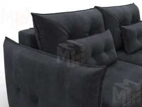 Диван прямой Лига-100 НПБ ( TOWER 11 темно-серый )