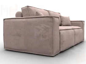 Диван прямой Лига-081 НПБ ( TOWER 05 бежевый )