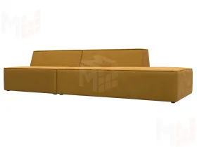 Диван прямой модульный Монс Модерн правый ( BRUT 10 желтый )
