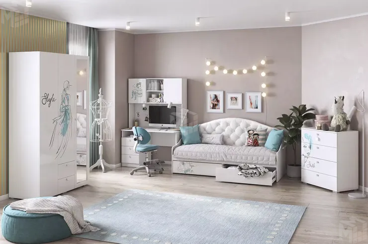 Детский гарнитур Гламур К1