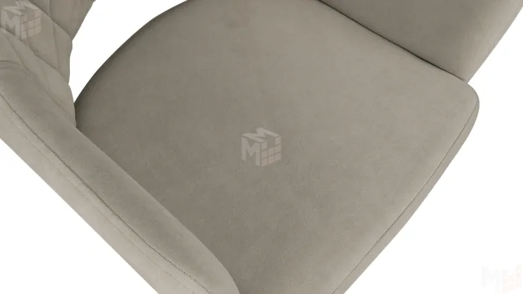 Стул София Т6 Белый муар, Велюр D002 бежевый