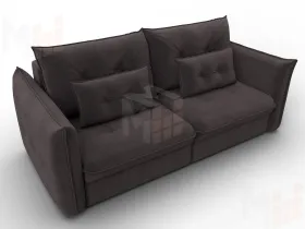 Диван прямой Лига-100 НПБ ( SEVEN 727 коричневый )