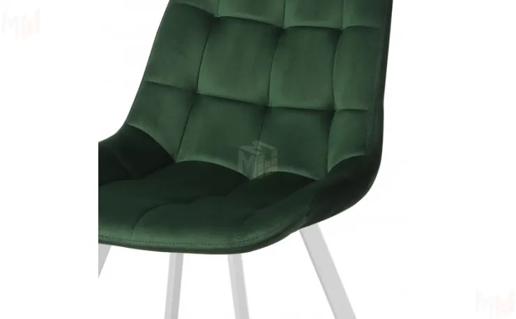 Стул поворотный Эйден М Confetti deep forest/белый